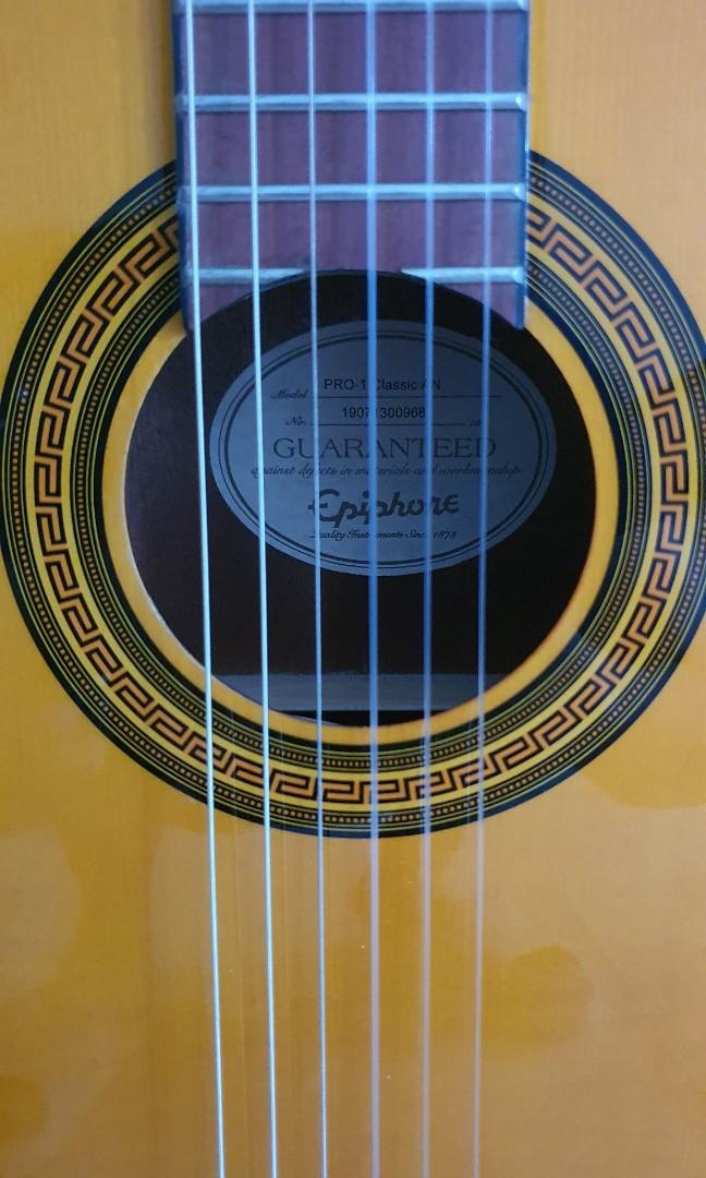 Epiphone Pro 1 Classical Guitar like NEW, Hobbies & Toys, Music
