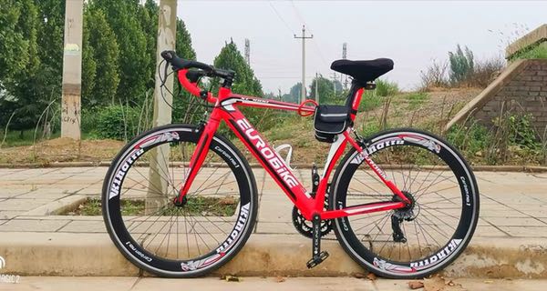 Eurobike eurxc7000 road bike 54cm light aluminum frame 16 speed 700c road clearance bicycle blue