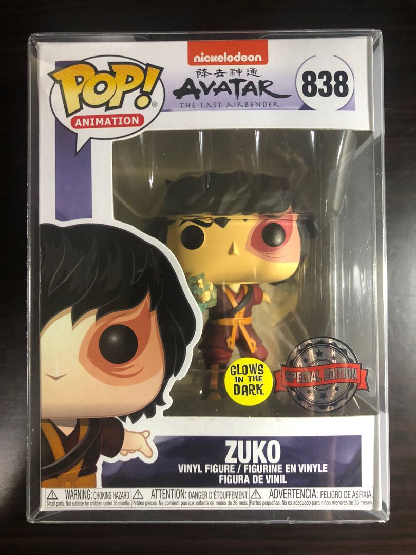 zuko with lightning funko pop