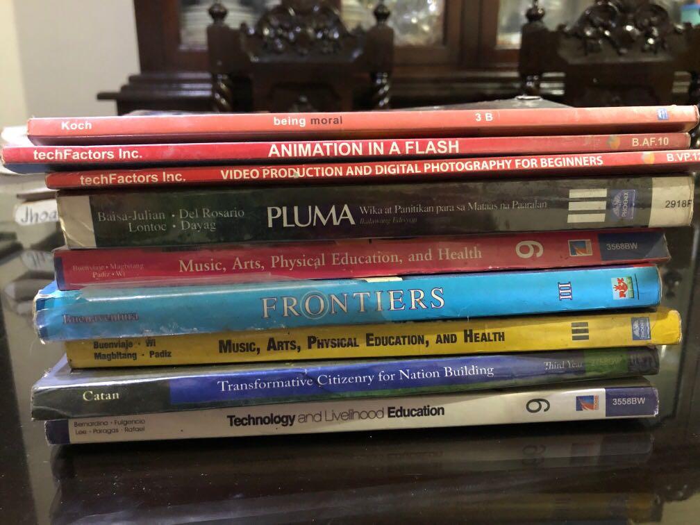 Grade 9 Books (Category: Textbooks) located in Quezon City. Submitted by brutus1020 (Listing ID 1068726832, Image 1). Description: 80 each.