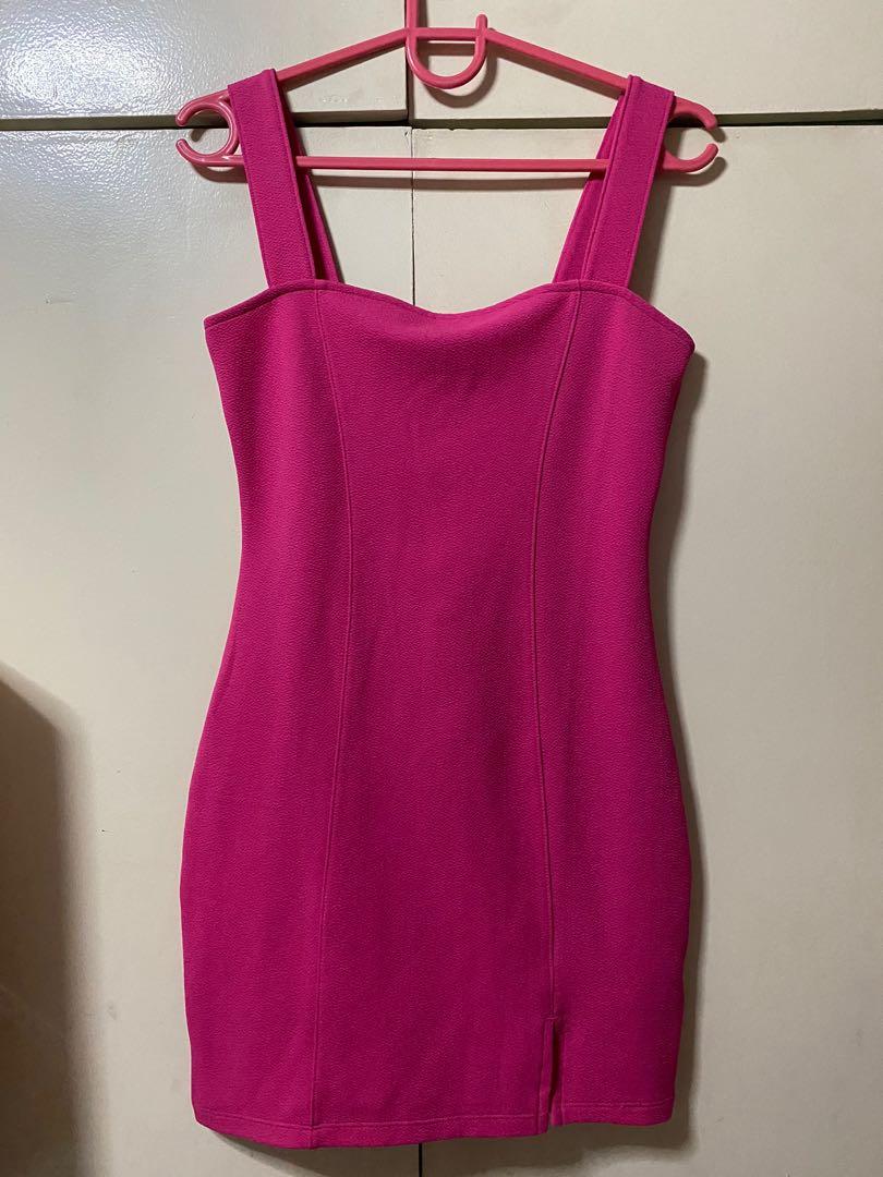 H&m pink mini dress clearance