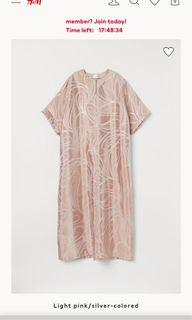 H&M SHIMMERING KAFTAN DRESS