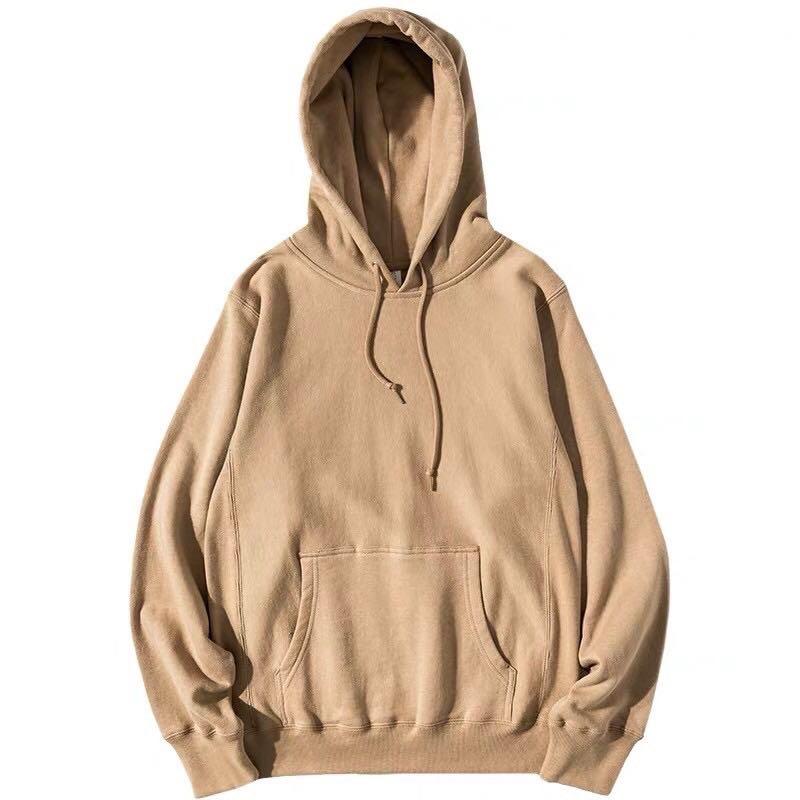 hoodie plain nude brown khaki Men s Fashion Coats Jackets and