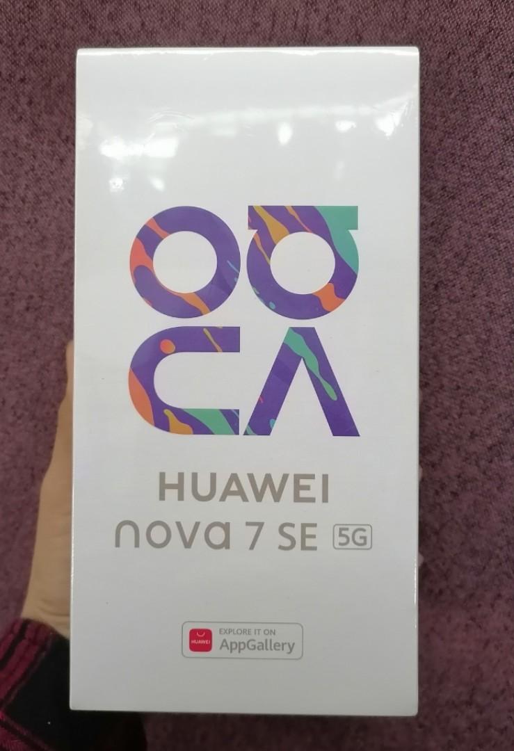 Huawei Nova 7 SE 5g NTC (Category: Huawei) located in Pasig City. Submitted by Janegresil (Listing ID 1068698278, Image 1). Description: Huawei Nova 7 SE 5g 128gb NTC Brandnew,Original,Sealed and 1year Warranty any huawei service center. (Free Case and Tempered glass) We can do meet up or delivery with In metro Manila,CoD.....