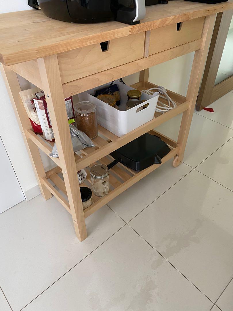IKEA Kitchen work table, Furniture & Home Living, Furniture, Tables ...