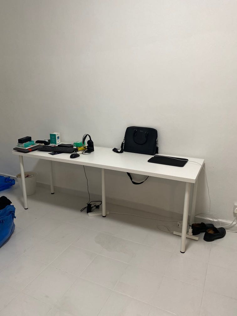 Ikea linnmon on sale double desk