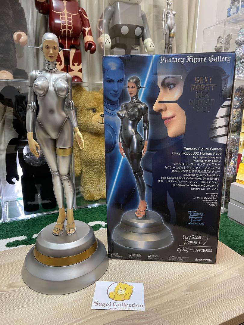 In Stock] Hajime Sorayama 1/4 Sexy Robot 002 Human Face Fantasy 