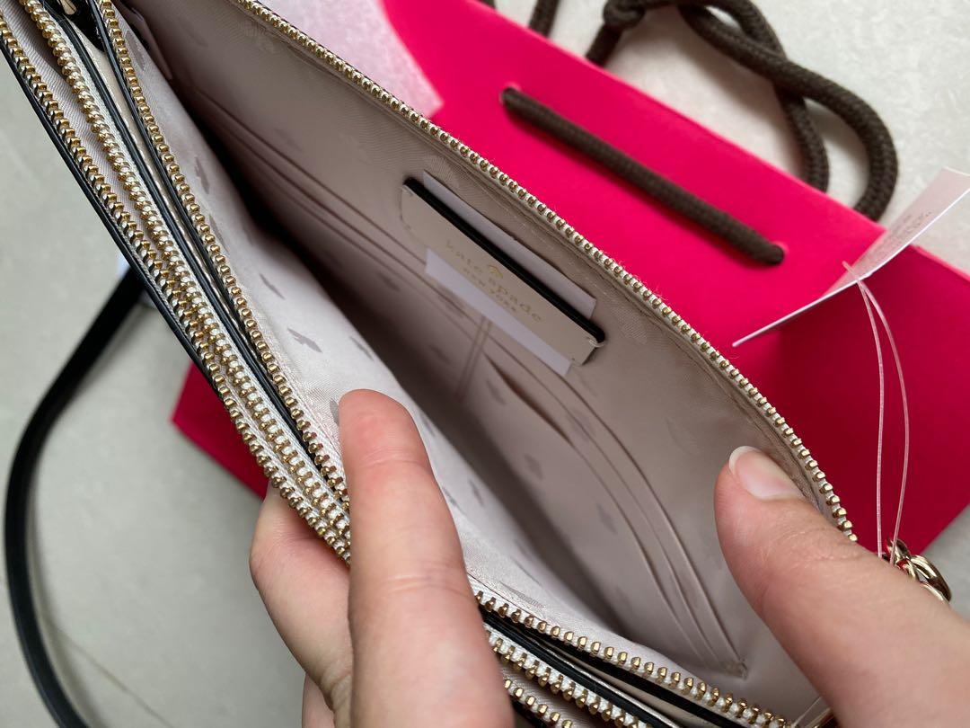 Kate spade lucky best sale draw triple pouch