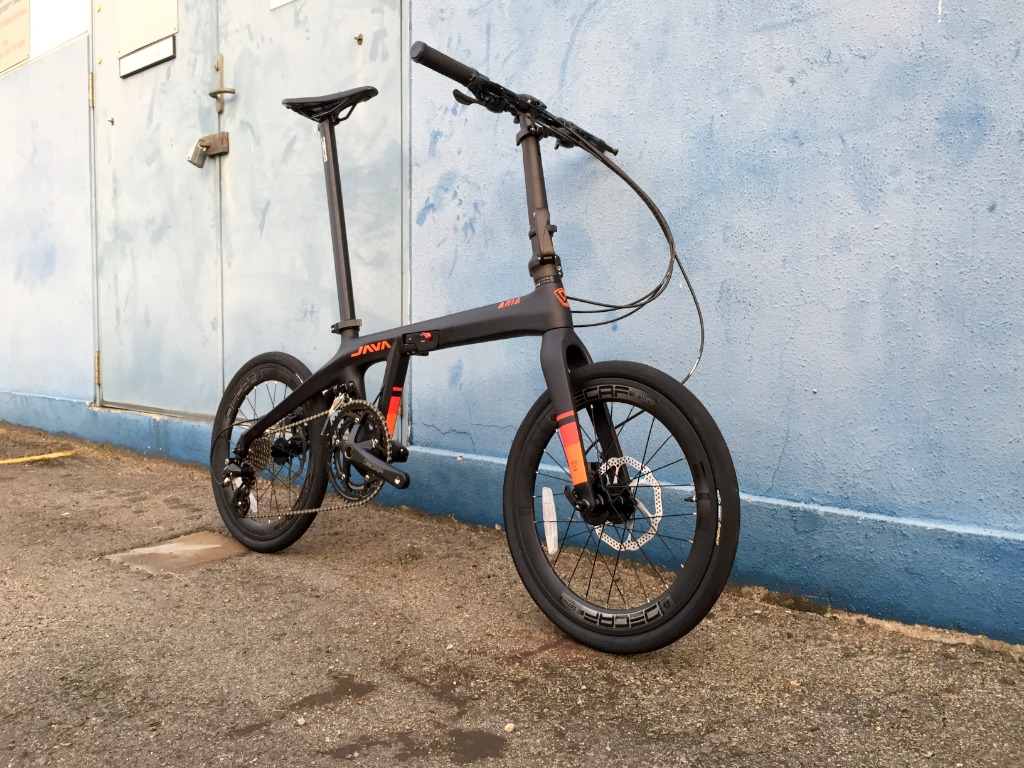 java aria folding bike