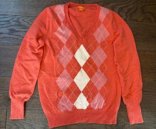 Joe fresh argyle sweater size medium