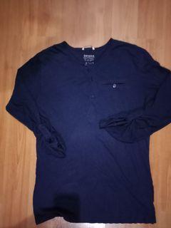 Kaos bershka long sleeve