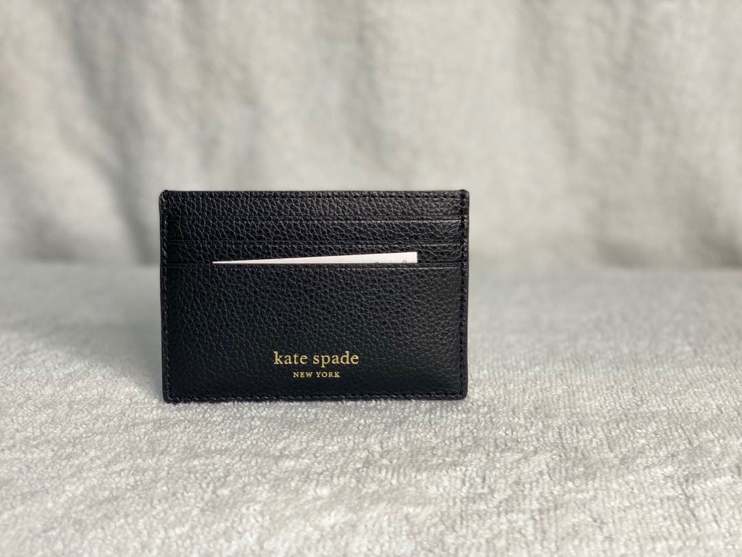 Black kate deals spade card holder