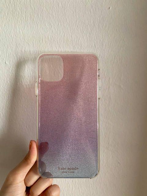 Kate Spade Ombre Glitter Coral Pink iPhone 11 Pro Max Case, Mobile Phones &  Gadgets, Mobile & Gadget Accessories, Cases & Sleeves on Carousell