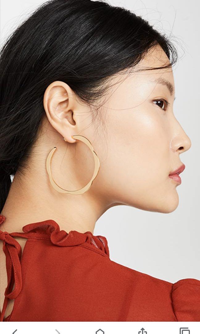 Kate spade star hoop earrings on sale