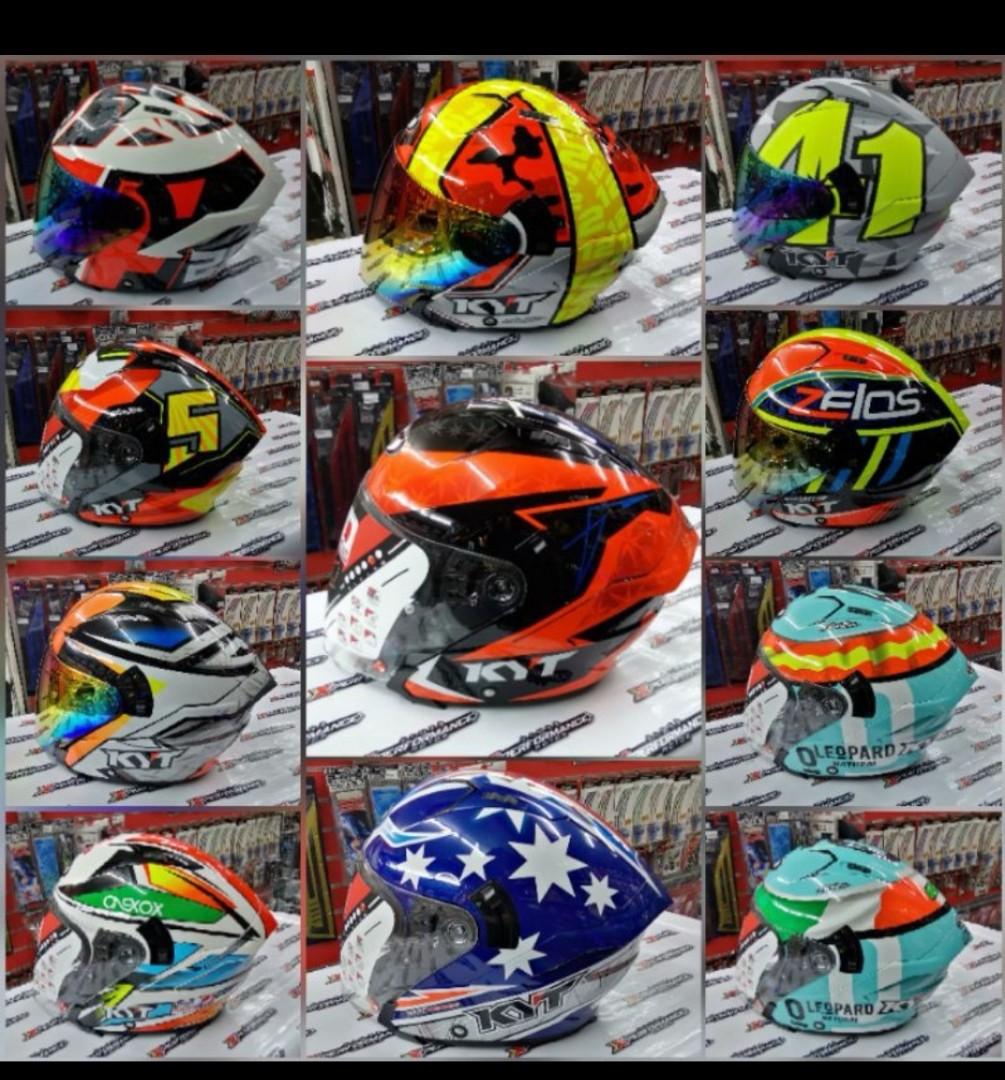 Kyt Nfj Double Visor New Design Motorcycles Motorcycle Apparel On Carousell