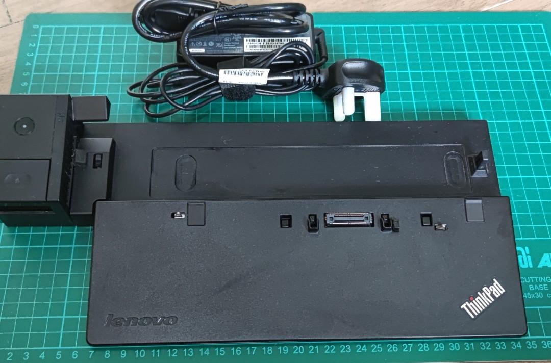 Lenovo Thinkpad Docking Station C/W optional Charger, Computers & Tech,  Parts & Accessories, Computer Parts on Carousell