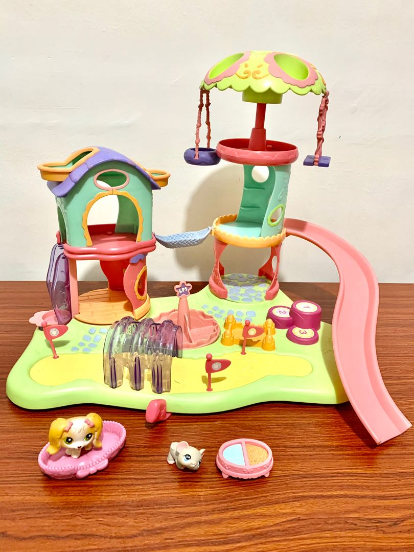 Littlest pet shop on sale whirl around playground