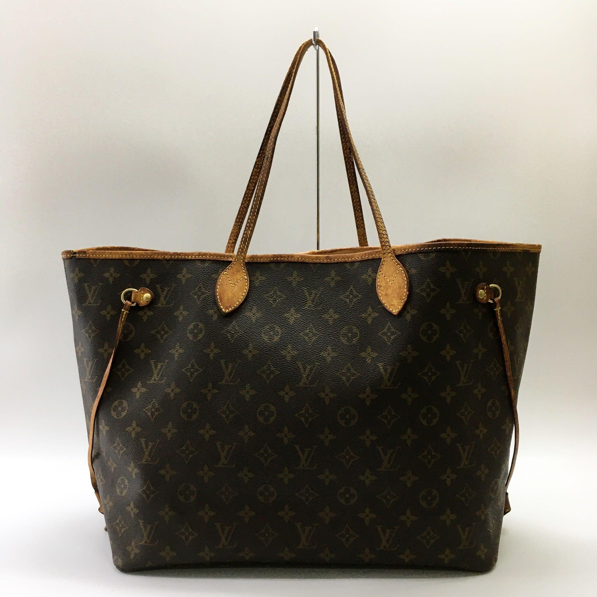 LV Neverfull transparent, Luxury, Bags & Wallets on Carousell