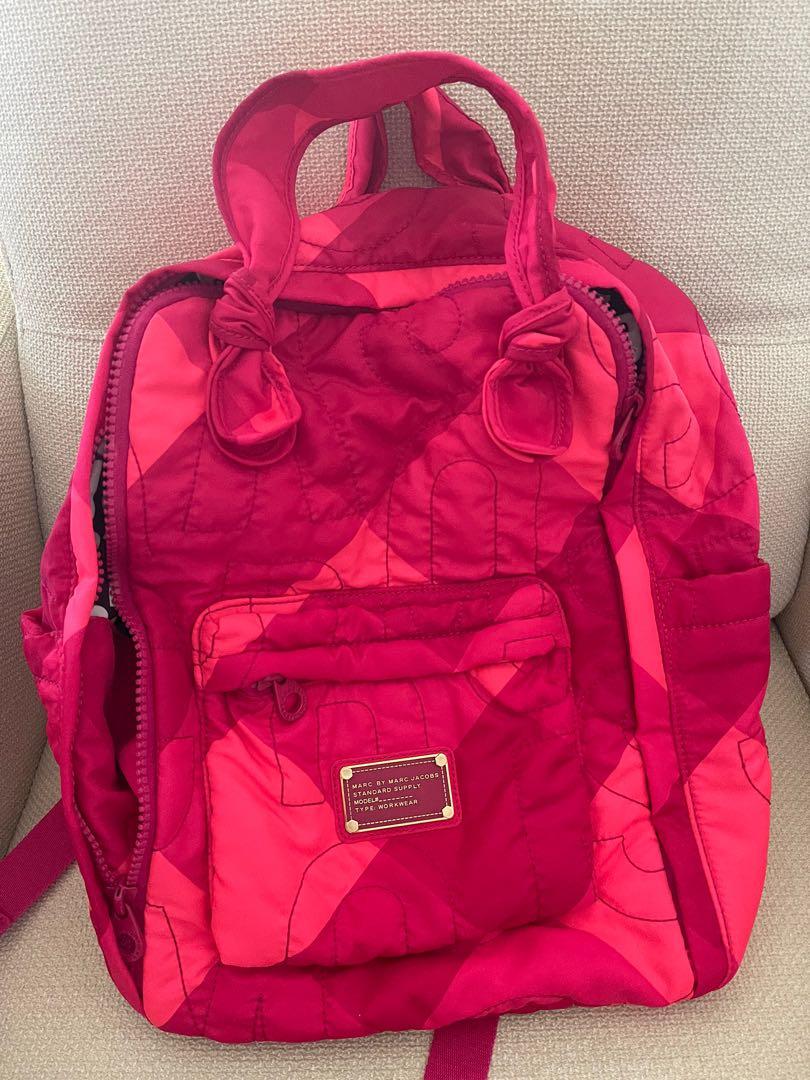 Marc jacobs red discount backpack
