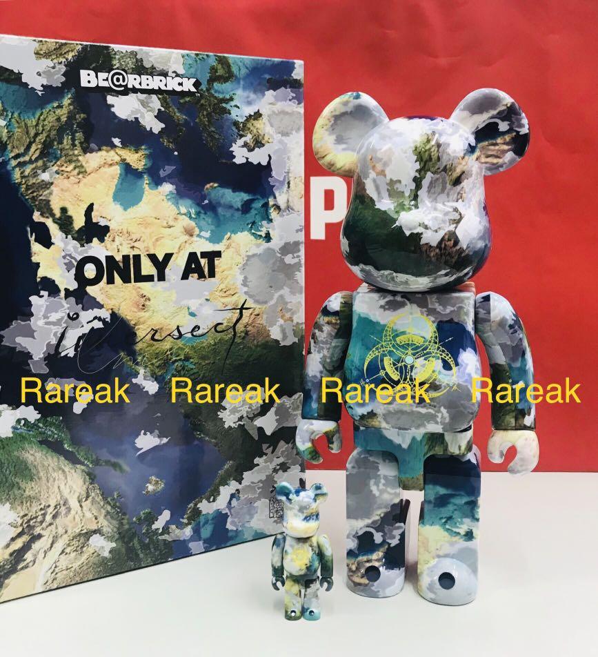 Medicom Bearbrick 2021 The Innersect Earth 400% + 100% be