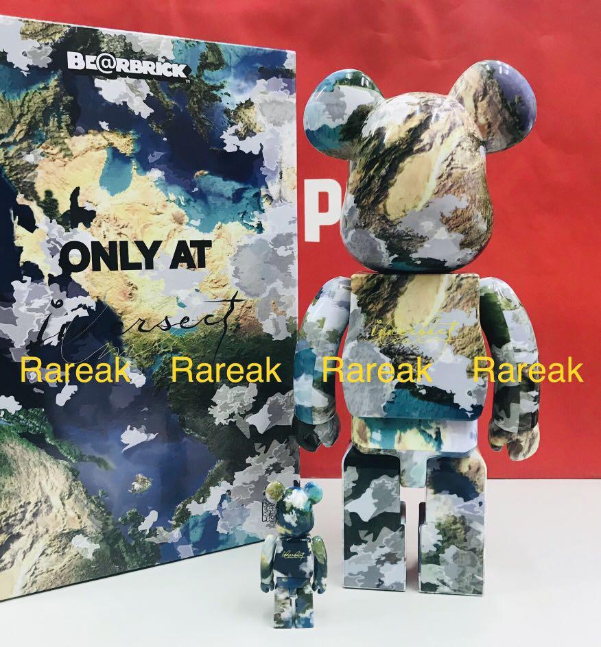 Medicom Bearbrick 2021 The Innersect Earth 400% + 100% be@rbrick 