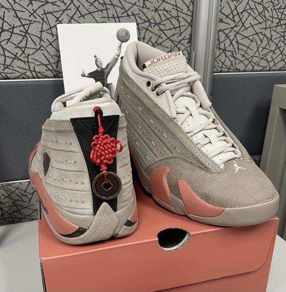 Nike Air Jordan 14 Low X Clot “Terracotta” 現貨, 男裝, 鞋, 波鞋