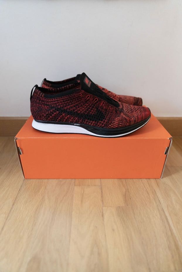 flyknit racer fire rooster