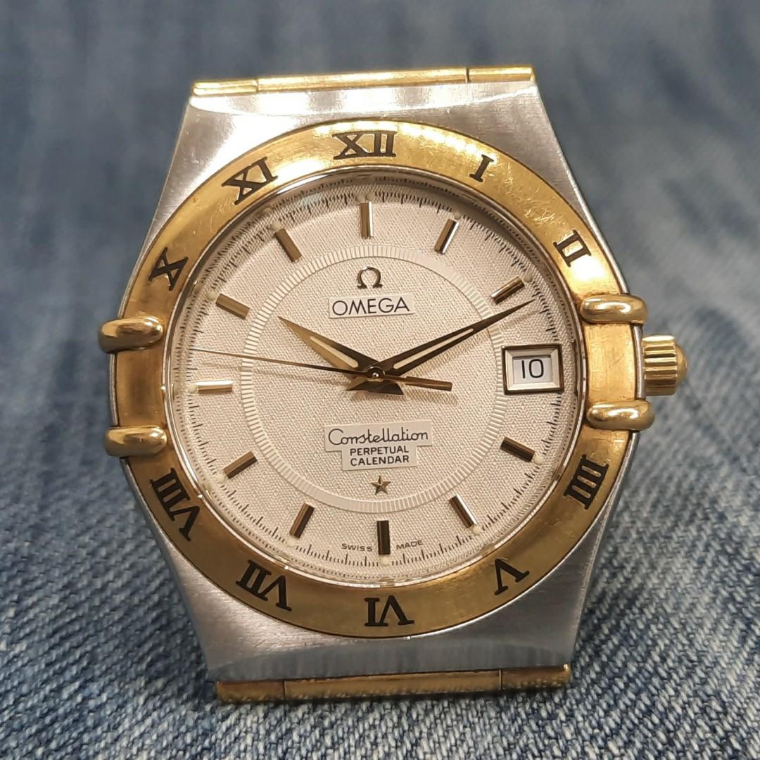Omega constellation sales perpetual calendar quartz