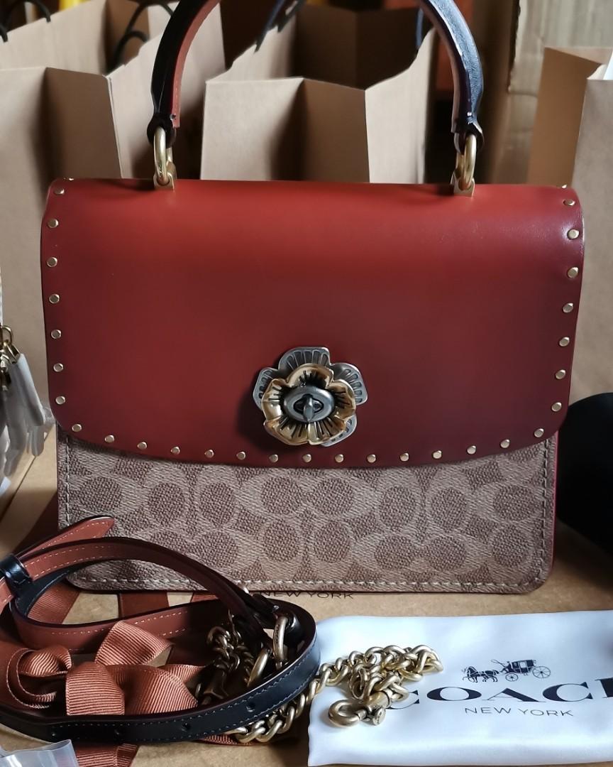 Coach parker outlet handle