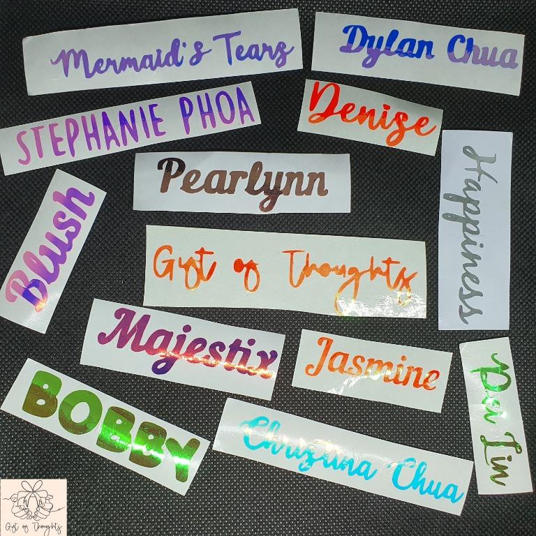 personalised atickers