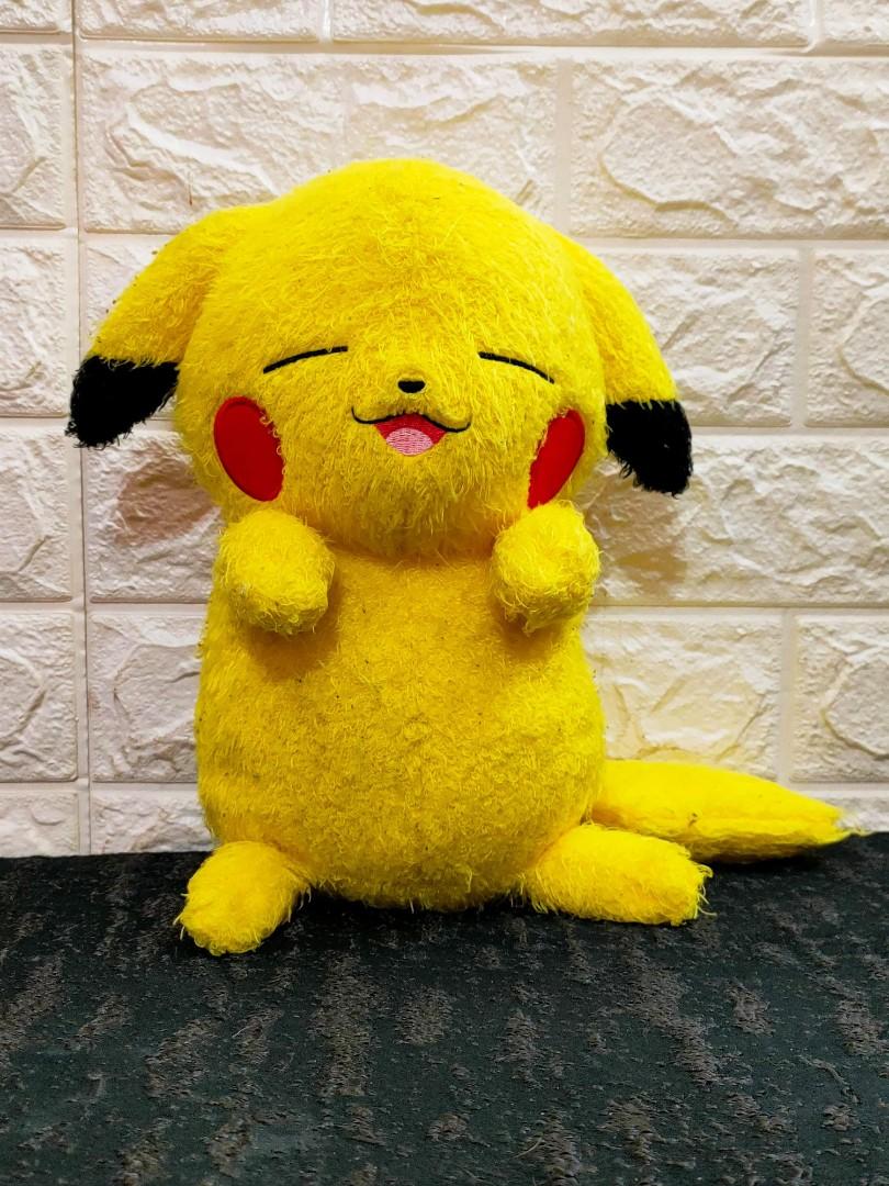 Furry pikachu plush clearance
