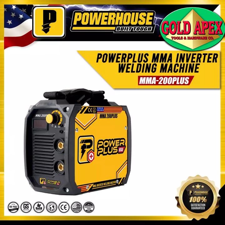 Powerplus MMA-200Plus DC Inverter Welding Machine, Commercial ...