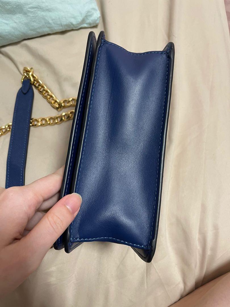 ❗SALE❗AUTHENTIC PRADA Pattina Shoulder Chain Blue Saffiano Leather Cross  Body Bag, Luxury, Bags & Wallets on Carousell