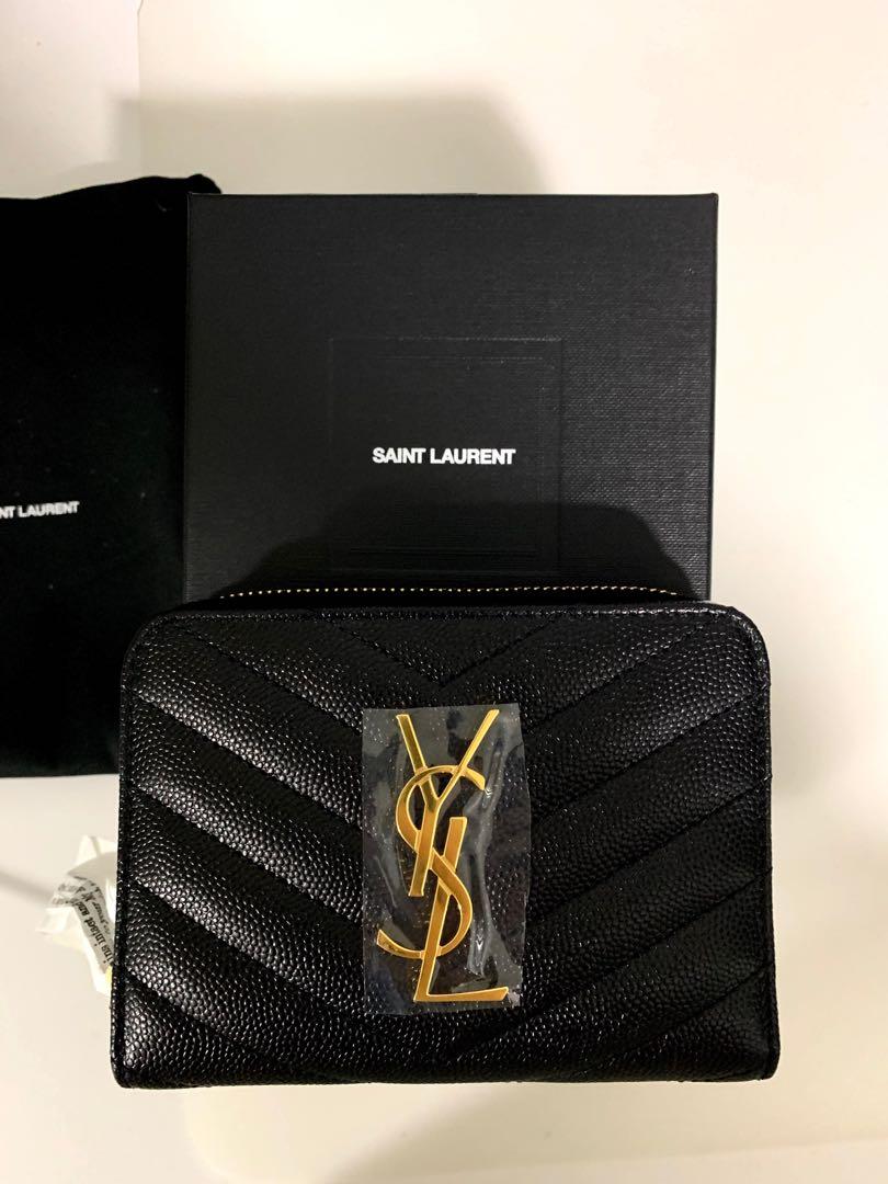 Ysl monogram shop small wallet