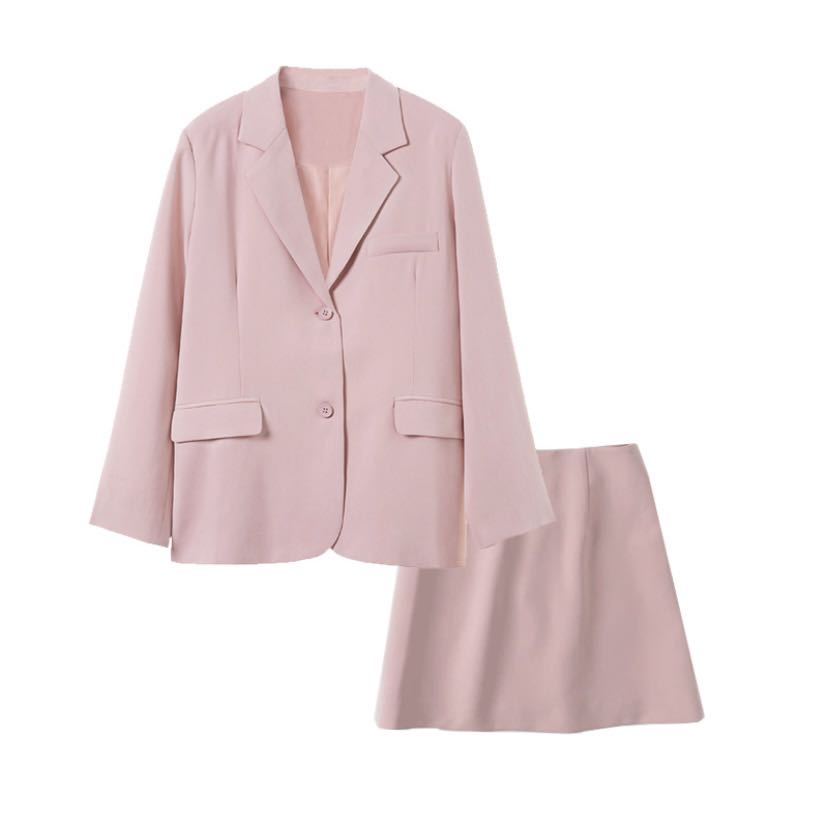 pink pastel blazer