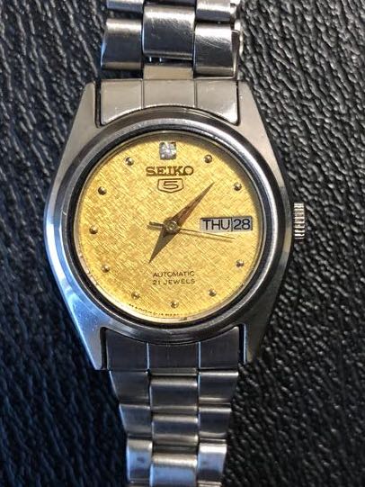 Seiko 5 4207 Sunburst Dial Automatic 21 Jewels Women s Fashion
