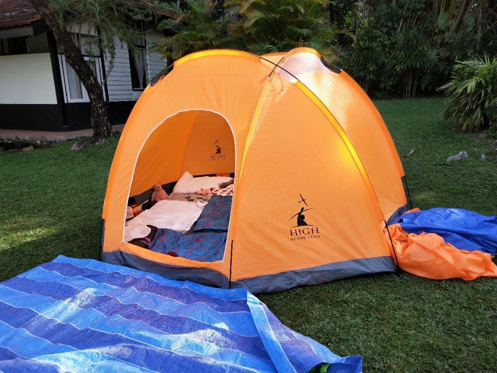 Sell 4 Man 6 Man Camping Tent Large Travel Travel Essentials Outdoor Camping On Carousell