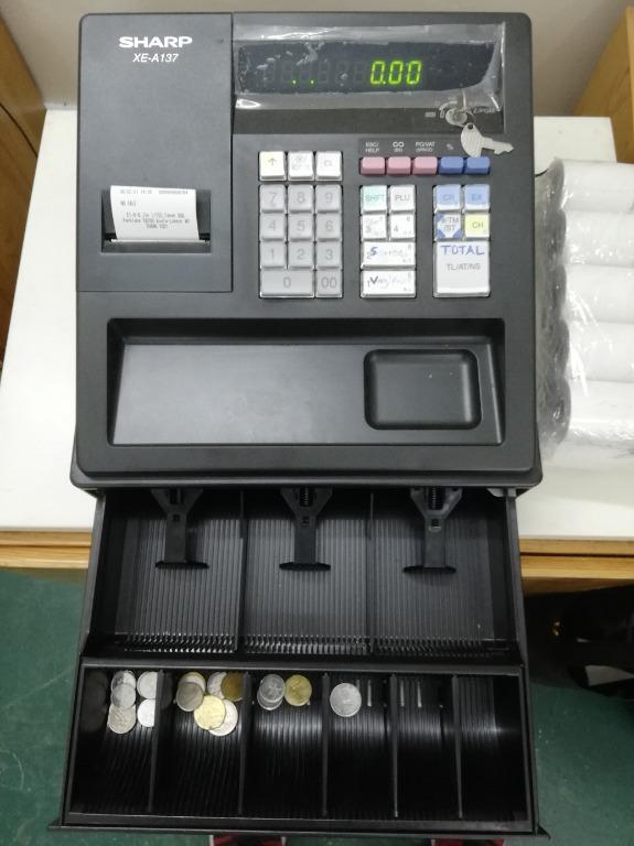 Sharp XEA137 Cash Register, Computers & Tech, Printers, Scanners ...
