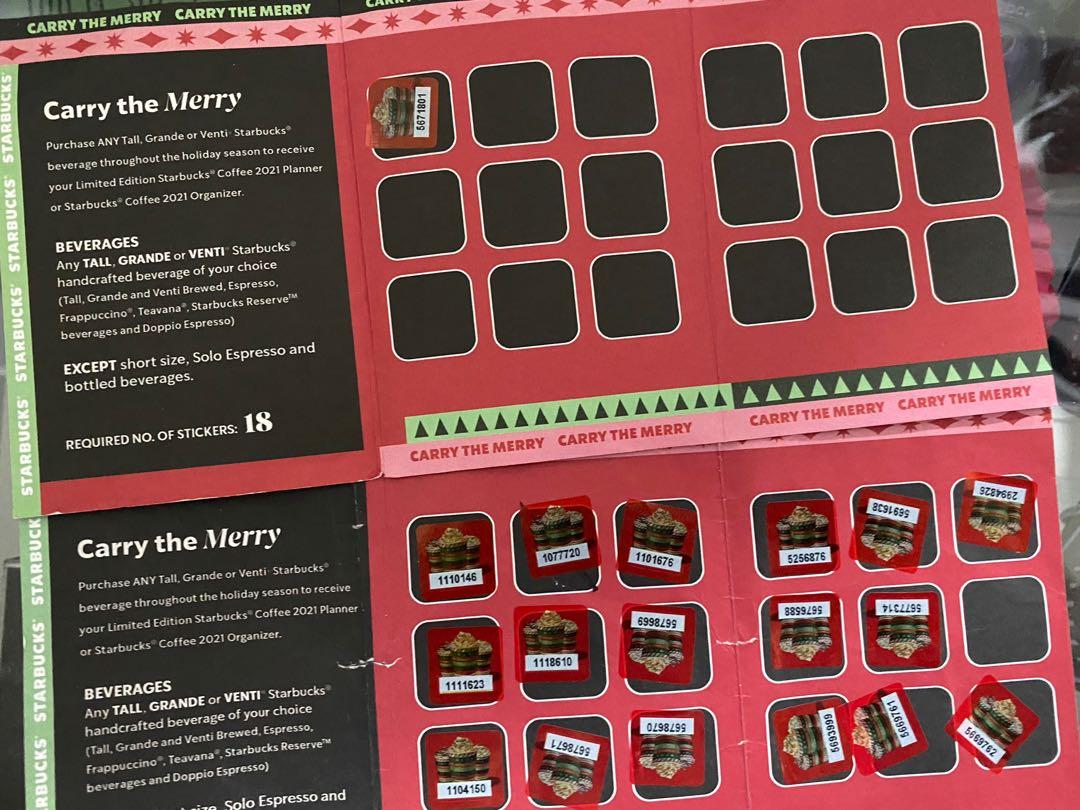 Starbucks Sticker Complete 2021, Hobbies & Toys, Stationary & Craft