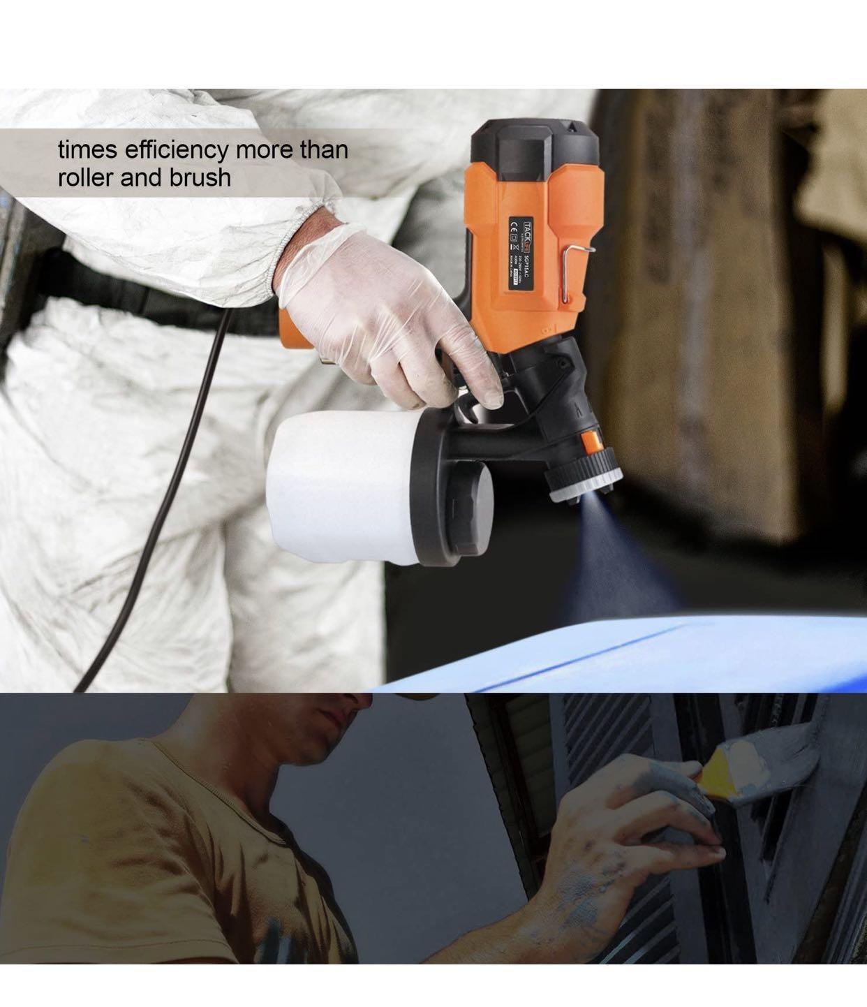 Tacklife SGP15AC Advanced Electric Spray Gun 800ml/min Paint Sprayer