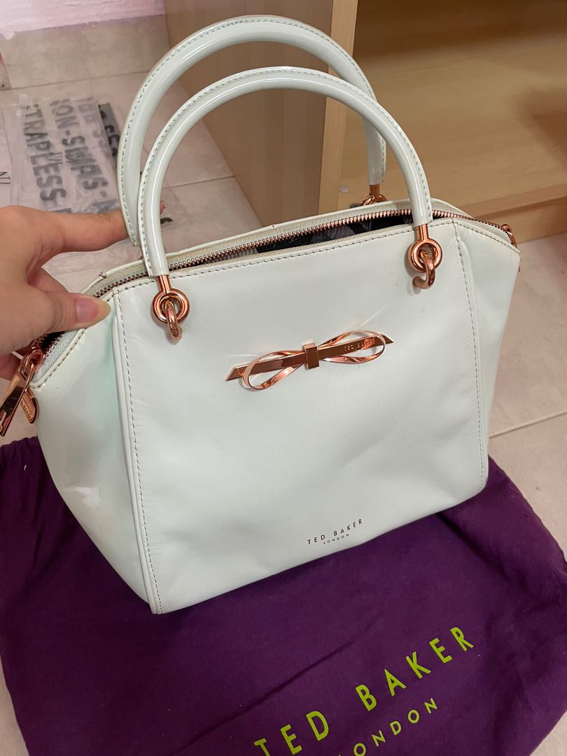 Ted Baker Bag in Mint Blue with Rose Gold Hardware Women s Fashion Bags Wallets Cross body Bags on Carousell
