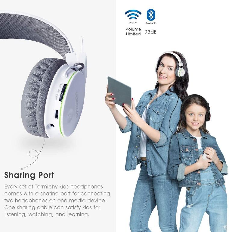 Termichy children's bluetooth 2025 headphones