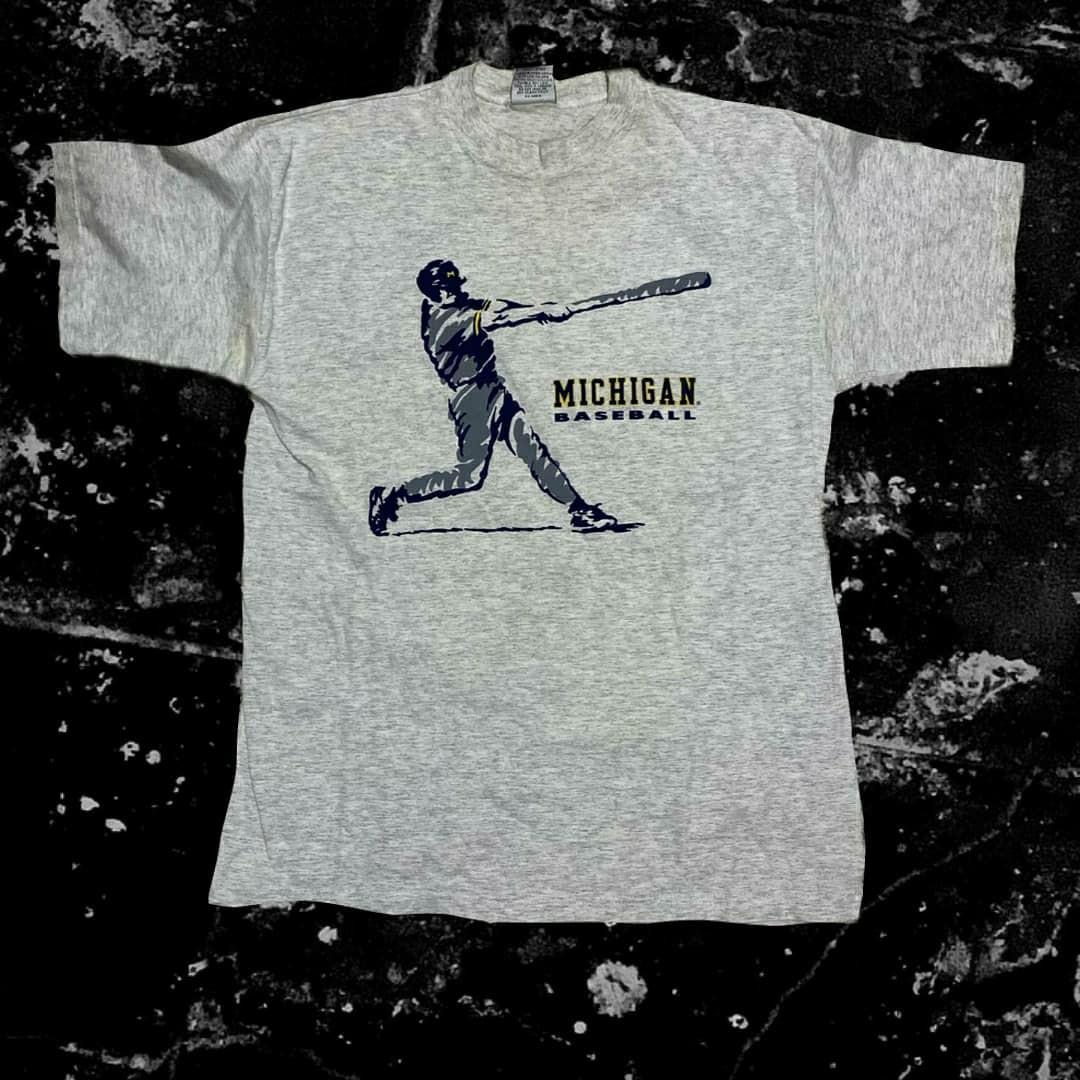 MICHIGAN BASEBALL JERSEY MLB, Men's Fashion, Tops & Sets, Tshirts & Polo  Shirts on Carousell