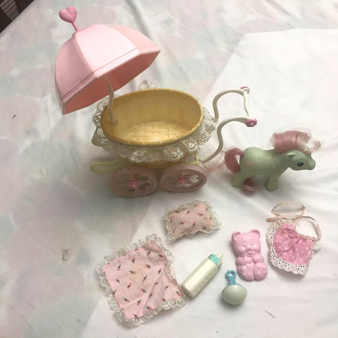 Vintage My Little Pony Baby Buggy Hobbies Toys Collectibles Memorabilia Fan Merchandise on Carousell