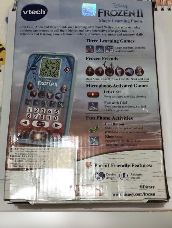 vtech frozen 2 magic learning phone