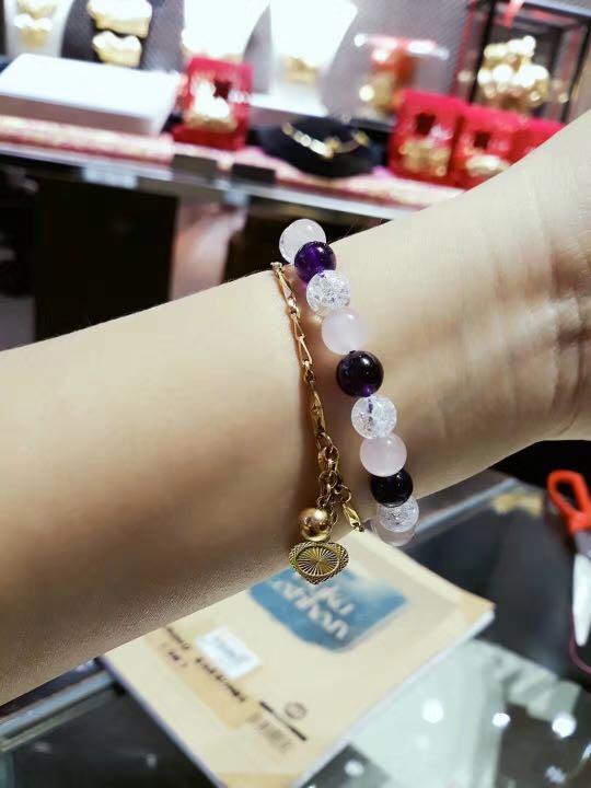 WAH CHAN Crystal bracelet Women s Fashion Jewelry Organisers Bracelets on Carousell