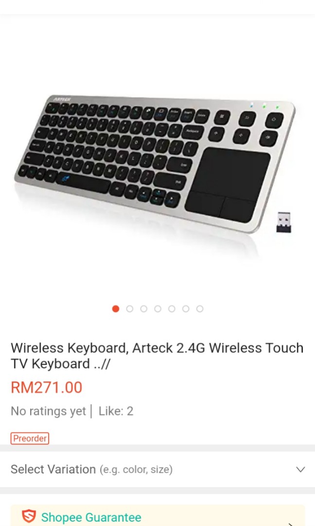 Wireless Keyboard, Arteck 2.4G Wireless Touch TV Keyboard, Audio, Soundbars, Speakers & Amplifiers on Carousell Wireless Keyboard, Arteck 2.4G Wireless Touch TV Keyboard, Audio, Soundbars, Speakers & Amplifiers on Carousell