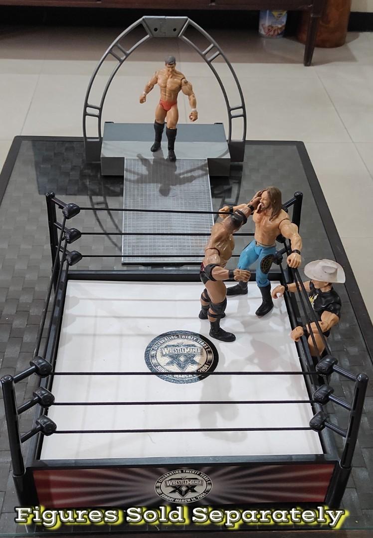 Wrestling Ring with Entrance Stage Jakks Pacific, Hobbies & Toys 