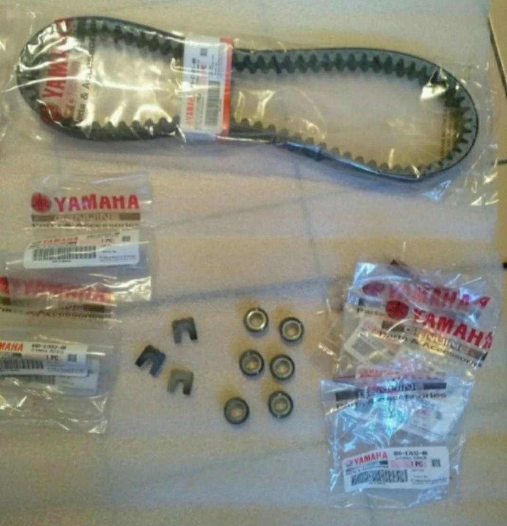 Yamaha Aerox belt set, Motorcycles, Motorcycle Accessories on Carousell