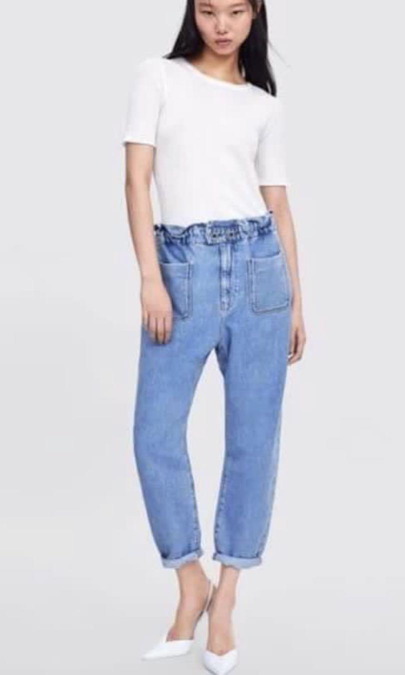 Zara baggy jeans, Fesyen Wanita 
